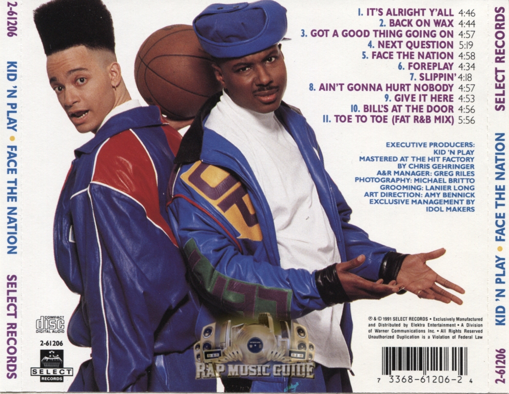 Kid 'N Play Face The Nation CD Rap Music Guide